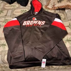 Cleveland Browns 2xl Pullover Hoodie Brand New With Tags!!