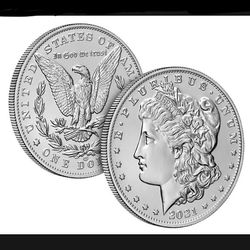 2021 Morgan Silver Dollar with CC Privy Mark 21XC US MINT