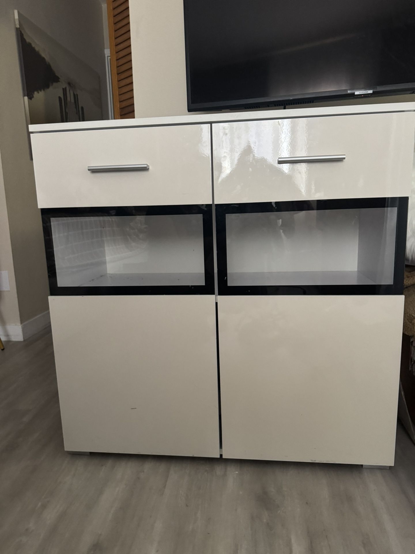 White Storage Cabinets