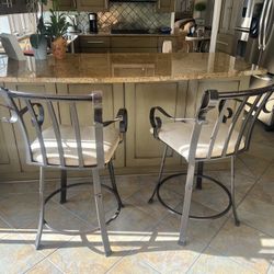 Metal Swivel Barstool