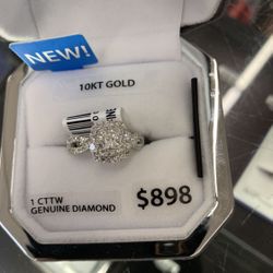 Gold Diamond Ring 