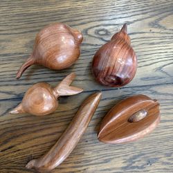 Vintage wood food