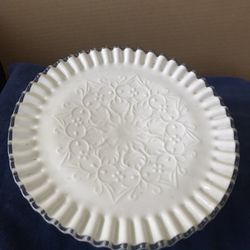 Gorgeous Cake Plate White 11 Inch 