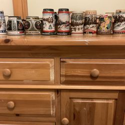 Collection Of Budweiser Ceramic Mugs