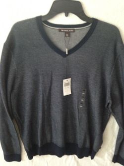 XXL MICHAEL KORS v-neck pull over sweater NWT