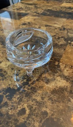 Vintage crystal dish(salt)