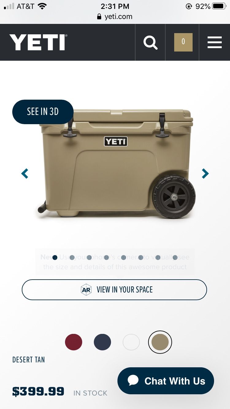 Yeti Tundra Haul Hard Cooler