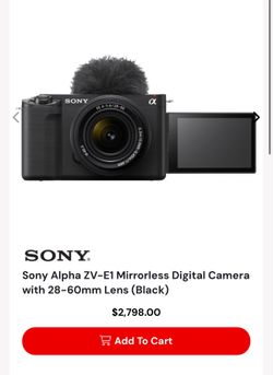 Sony ZV E1 Camera