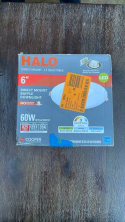 6” Direct Mount Baffle Downlight