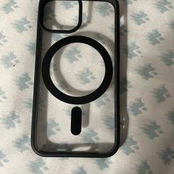 Black clear phone case 