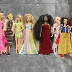 Lot Of 10 Barbies $80 For All 