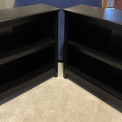 HD Designs 2-shelf open cabinets