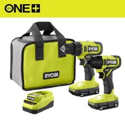 Ryobi 18V Drill/Driver, Impact Driver Combo