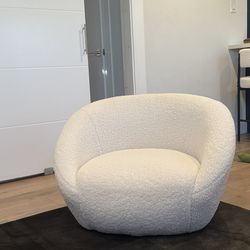 Boucle Teddy Swivel Chair BRAND NEW