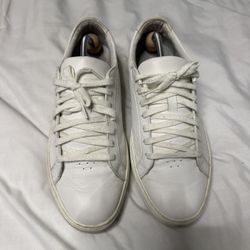 Lacoste White Leather Sneaker Mens 10