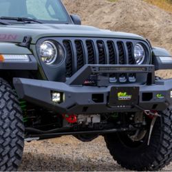 Ironman 4x4 Wrangler JL Steel Front Bumper - Winch Compatible