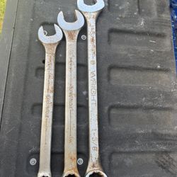Wright USA 1 5/8, Williams USA 1 1/2 & 1 5/16 selling together $80 for all 3 these are Old USA steel