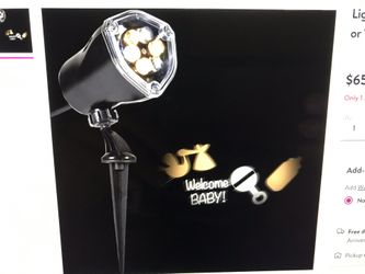 Light Show Outdoor “Welcome Baby” Spot Light