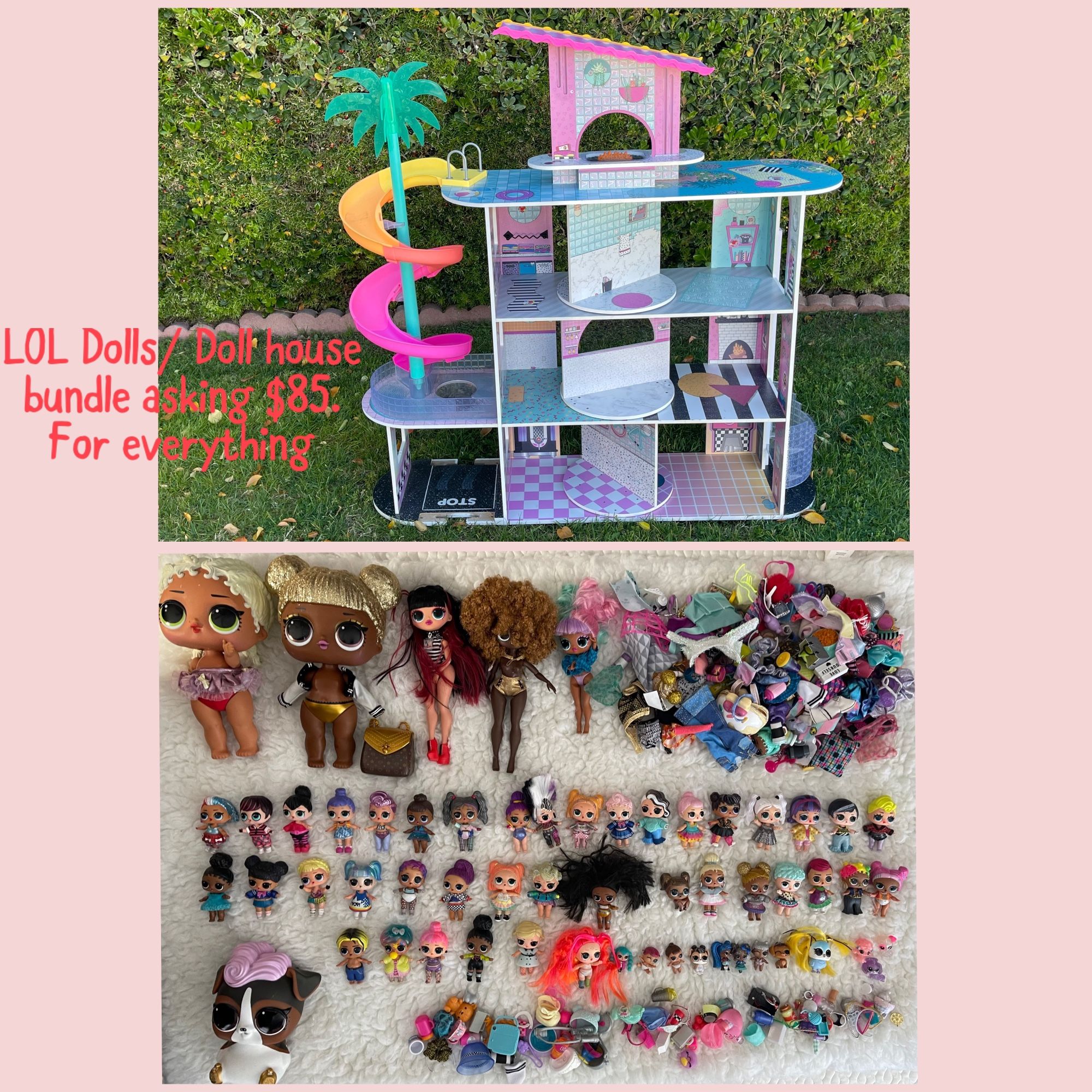 LOL Dolls/ House For Sale! Selling As A Bundle Only