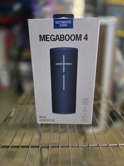 Ultimate Ears MEGABOOM 4 - Portable Wireless Bluetooth Speaker - Blue Colorway - Brand New In Box