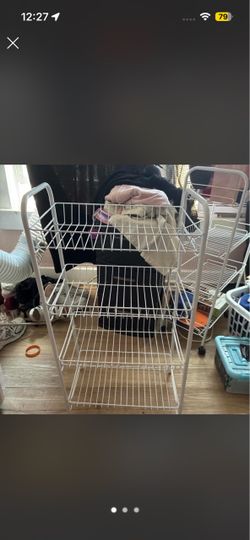 White Wire 4-Tier Storage Rack
