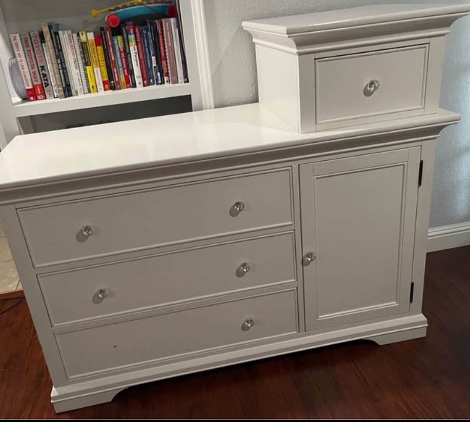 Baby dresser and changing table