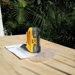 DeWalt new. New battery.  8.0 Ah.  Power track