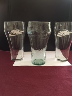 Vintage CocaCola Glasses