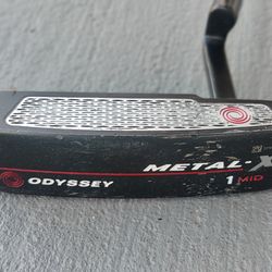 Odyssey Metal-X #1 Mid Putter SuperStroke Grip Steel Shaft RH
