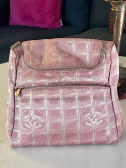 Chanel Travel Line Pink Convertible Backpack