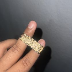 10k Double Ring Broken