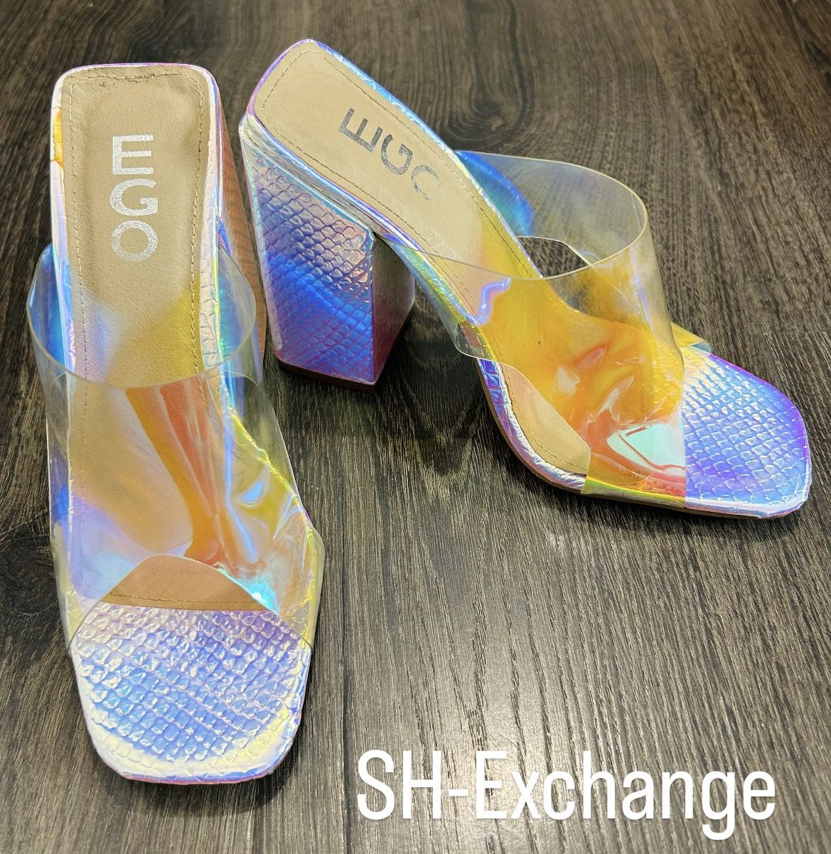 EGO Birthday Edition Iridescent Women Shoes, Size UK 4, US Size 6 to 6.5