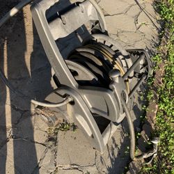 Garden Water Hose Reel With 100 Feet Of Commercial Heavy Duty Hose In Brand New Condition 