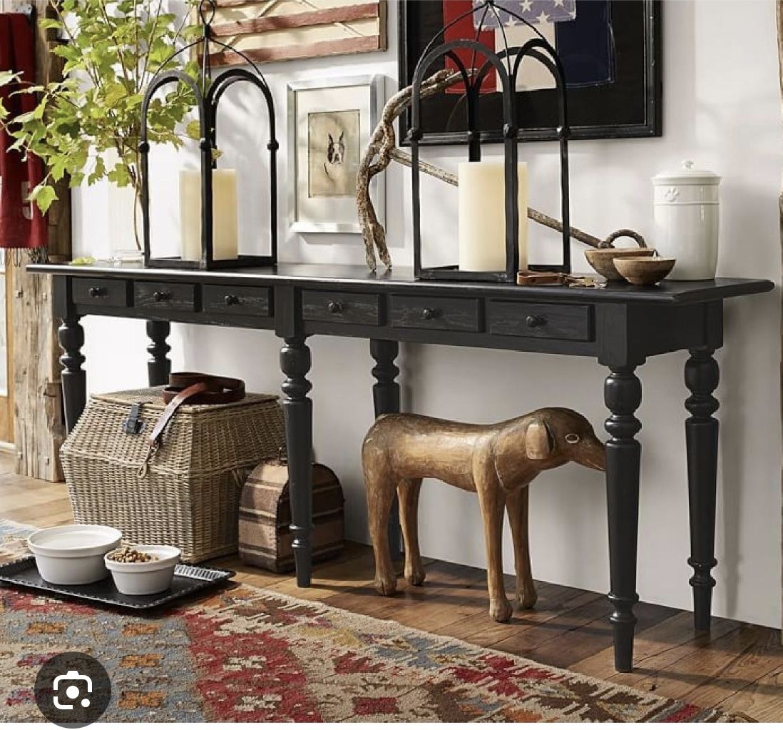 Pottery Barn Console Table 