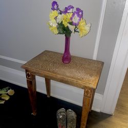 wooden night stand / corner table