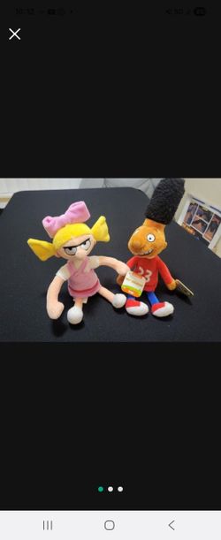 New With Tag! Hey Arnold! Helga And Gerald Plushies By Just Play