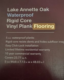 Lake Annette Oak 12 MIL x 7 in. W x 48 in. L )
