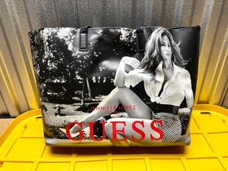 Jennifer Lopez for GUESS Reversible / Large Black Tote Bag (FLAWED)