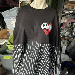 Disney Nightmare before Christmas Jack spirit jersey size XL as is condition