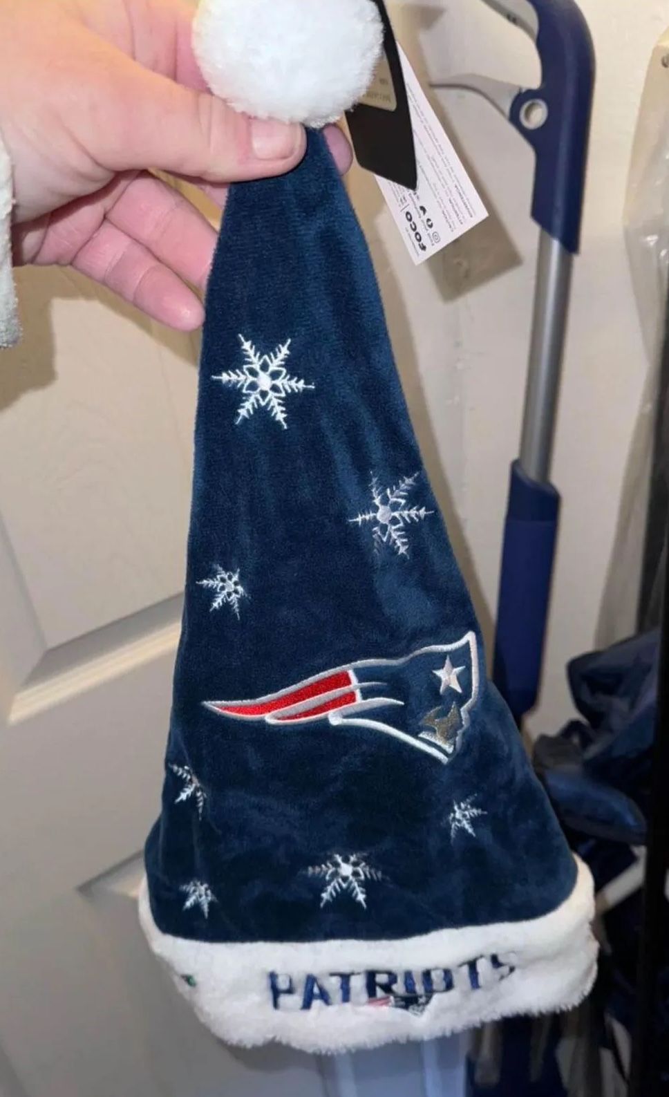 Brand New Patriots Xmas Hat