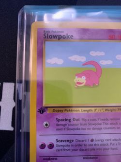 Pokemon 1st edition Slowpoke