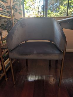 Rove Concepts Solana Dining Chairs in Prussian/Brass