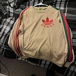 Adidas x Gucci cotton jersey sweatshirt