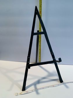 Rustic Iron A-frame book or picture stand