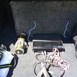 Car Audio Amplifiers Kenwood 1000 Watt & Zstat 550watt