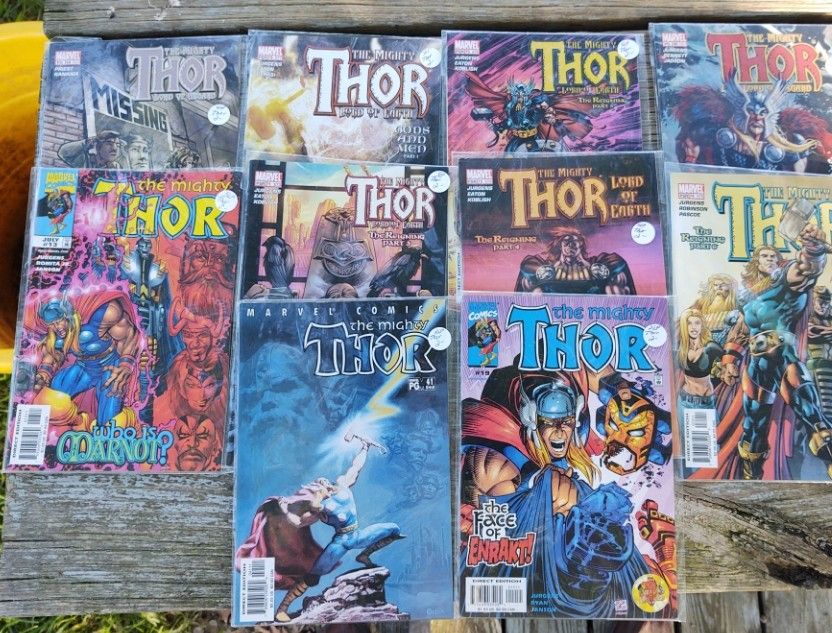 Thor, Archer & Armstrong, Harbinger, Blood Shot Comics