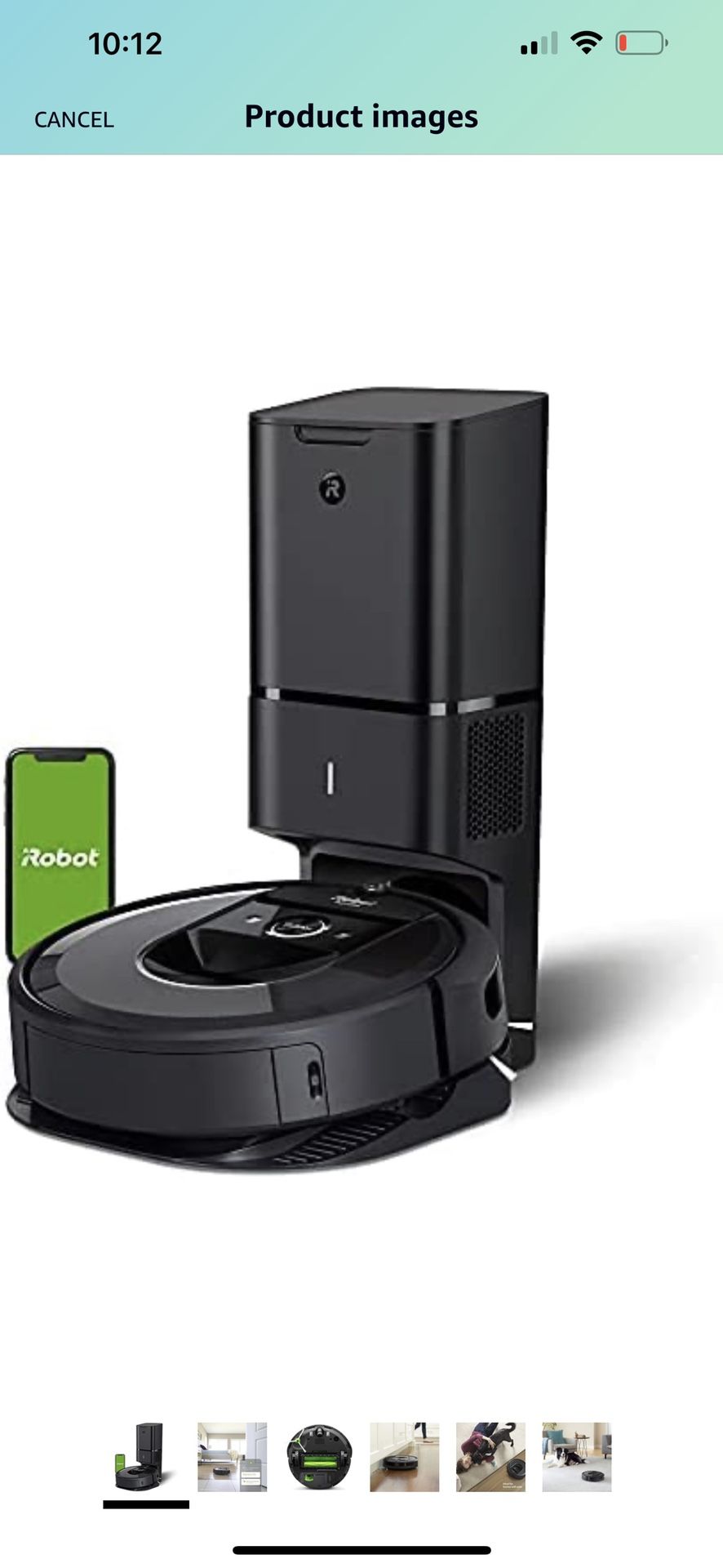 IRobot Roomba I7+ WiFi Self-Emptying Smart Mapping 