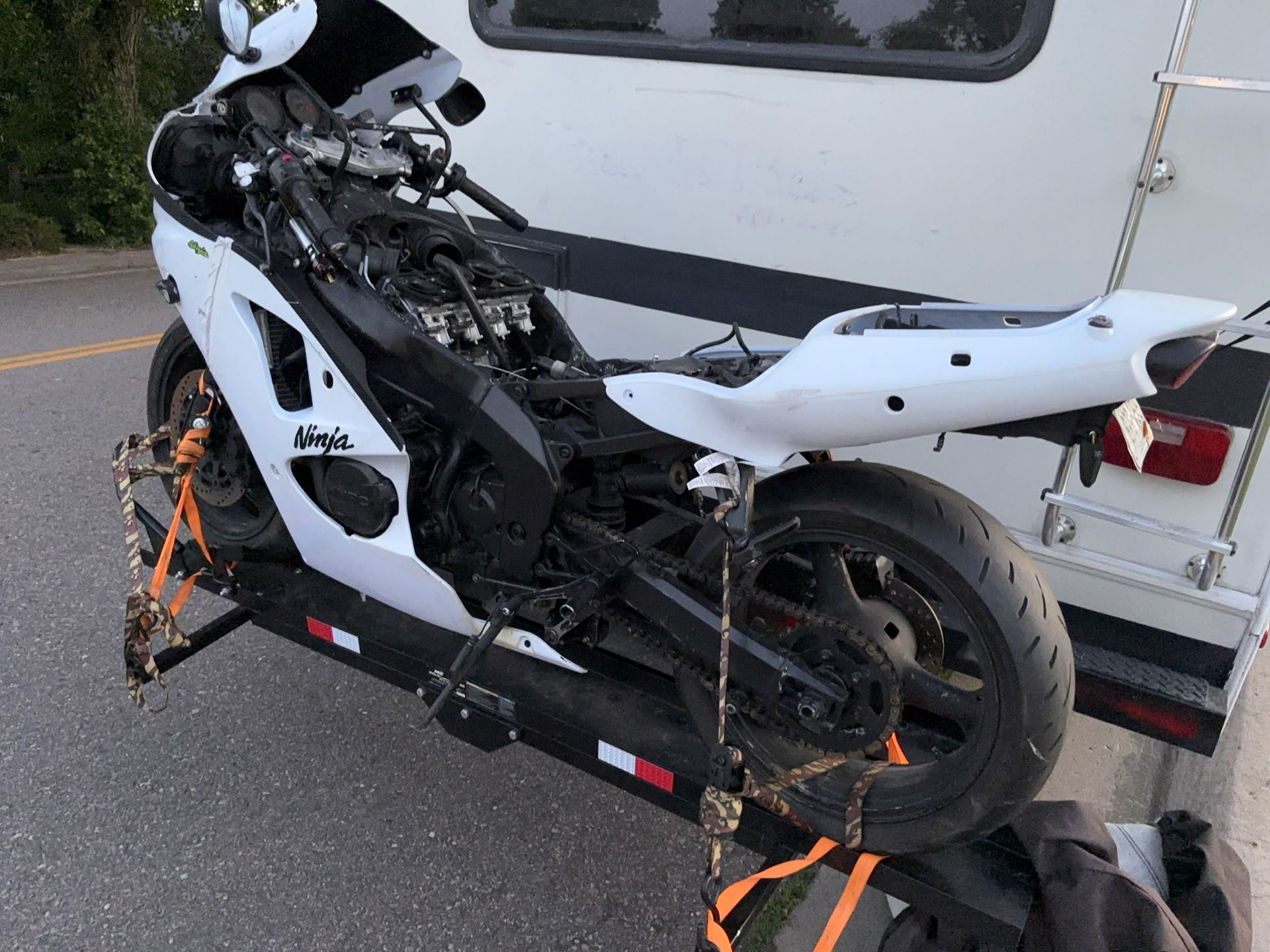 2002 Zx6r Mechanic Special With Hitch Trailer