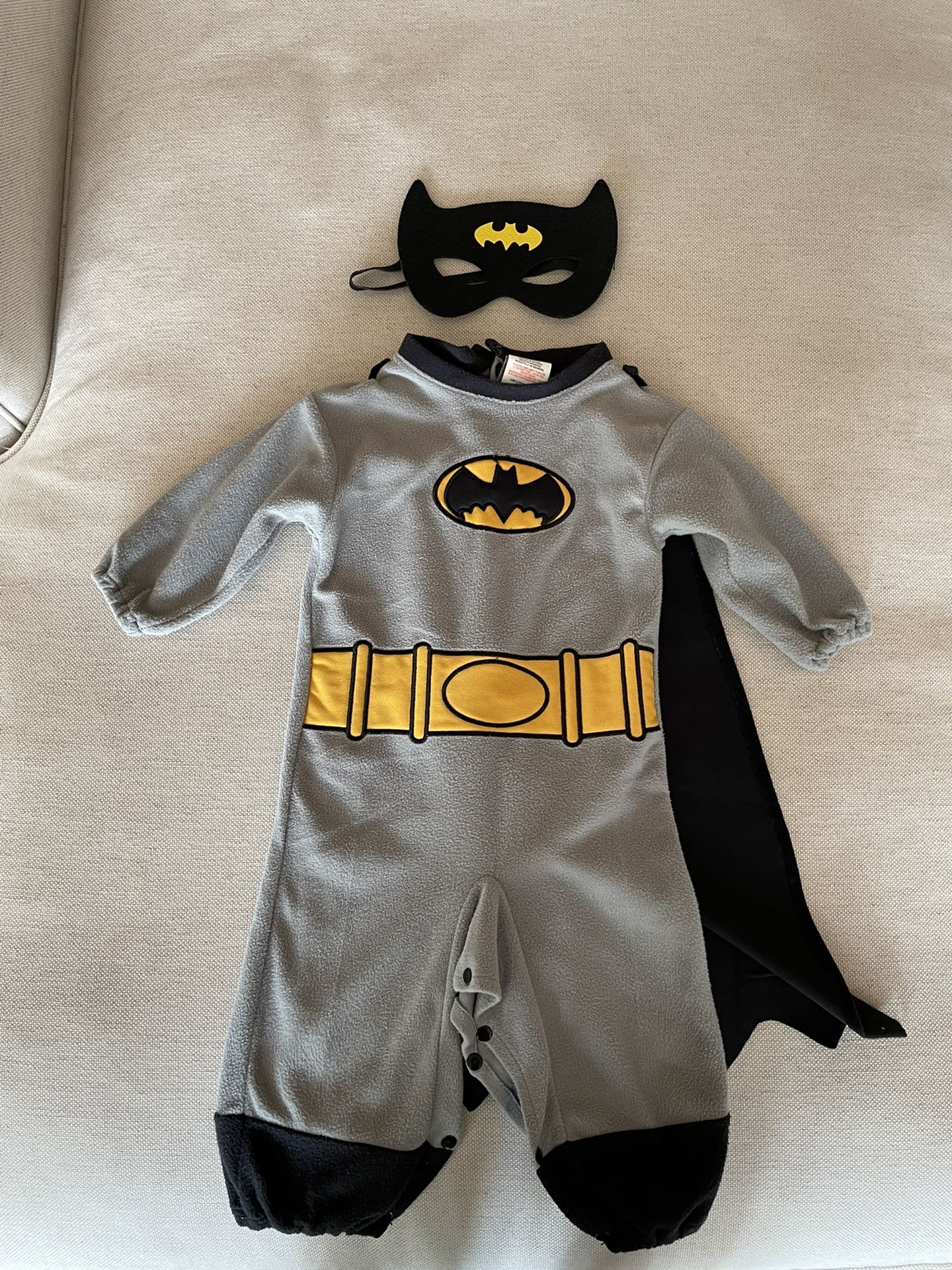 Toddler Boy Batman Costume 6-12M