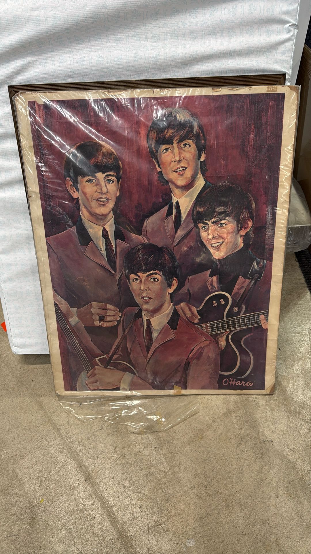O’Hara Vintage Beatles Lithograph Artco Leo Jansen